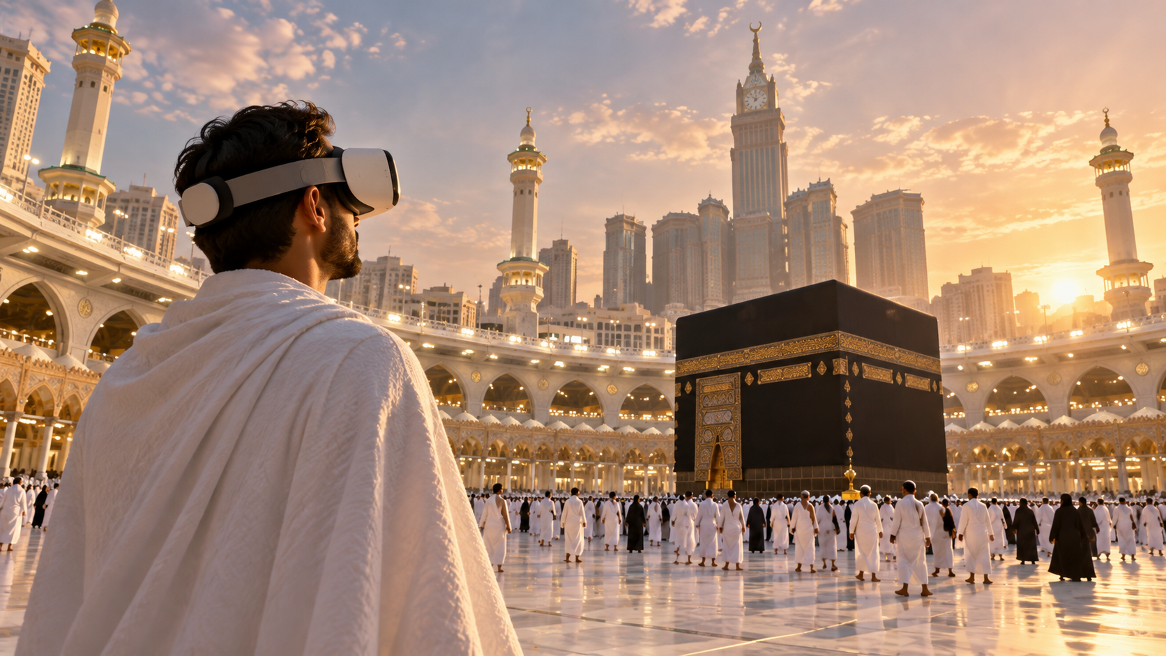 الكعبة في المسجد الحرام خلال الطواف